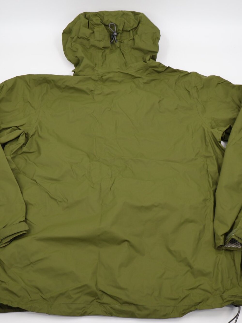 Mountain Hardwear Windbreaker Jacket Mens Large Olive Green Hooded Full Zip - Picture 5 of 6